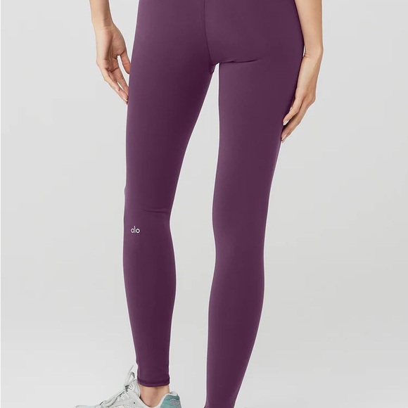 High-Waist Airbrush Legging Dark Plum EUC - Picture 2 of 8